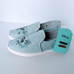 DISNEY TOMS CINDERELLA GLASS SLIPPER size 8.5